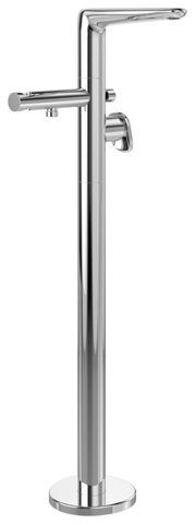 Villeroy Boch Einhebel-Badewannenarmatur Antao 155x240x880mm Rund Chrom TVT11100400061 Villeroy Boch Einhebel-Badewannenarmatur Antao 155x240x880mm Rund Chrom TVT11100400061