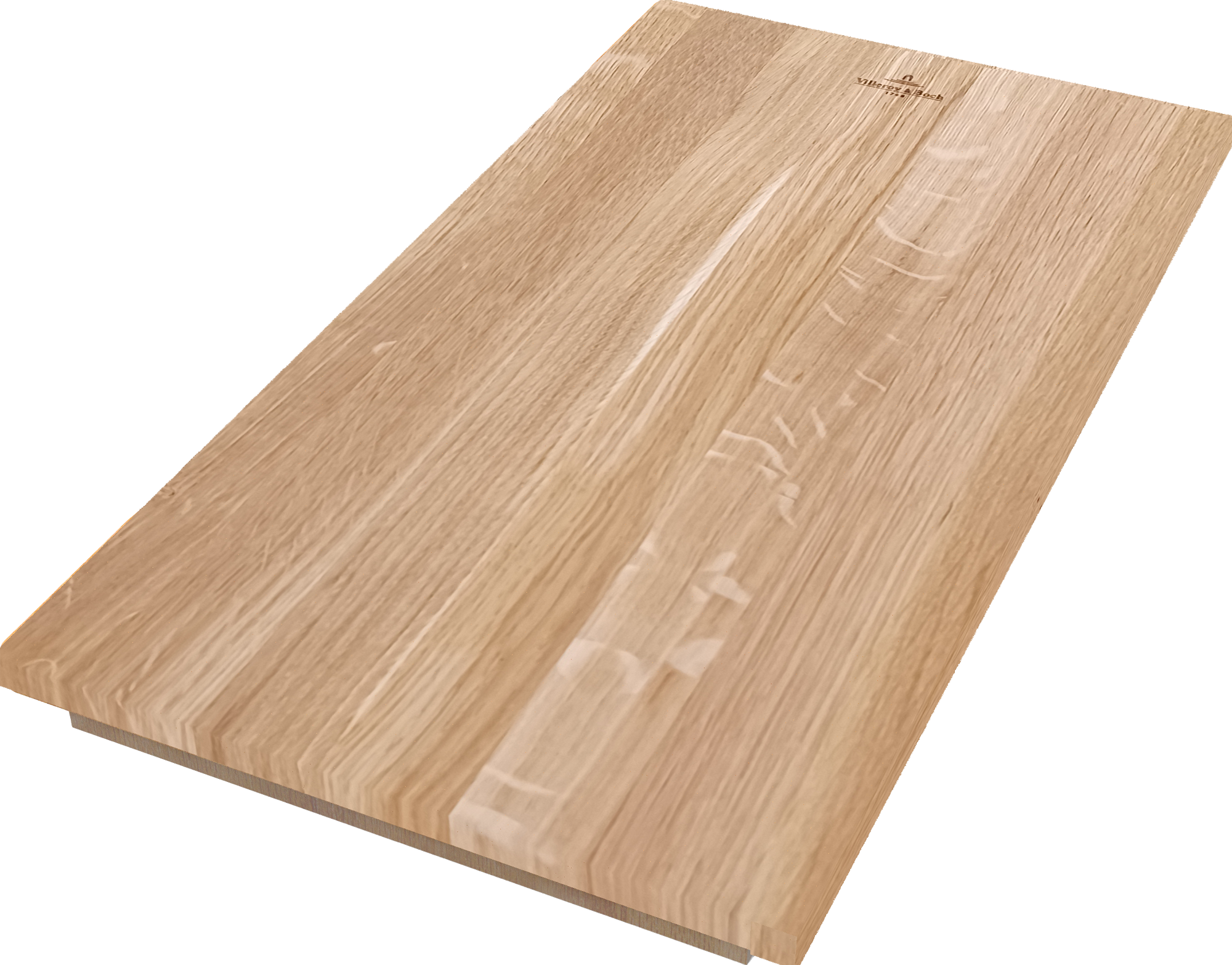 Villeroy Boch Universelles Holzschneidebrett aus europaeischer Eiche 600x320x40mm Eckig 8K440000
