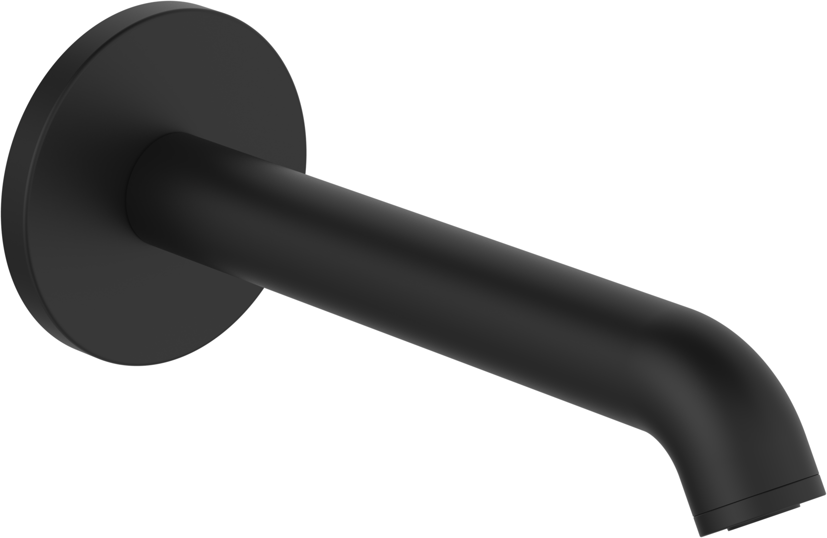 Hansa Auslauf, L=170 HANSAVANTIS Style 5450 Matt-Schwarz 5450210033