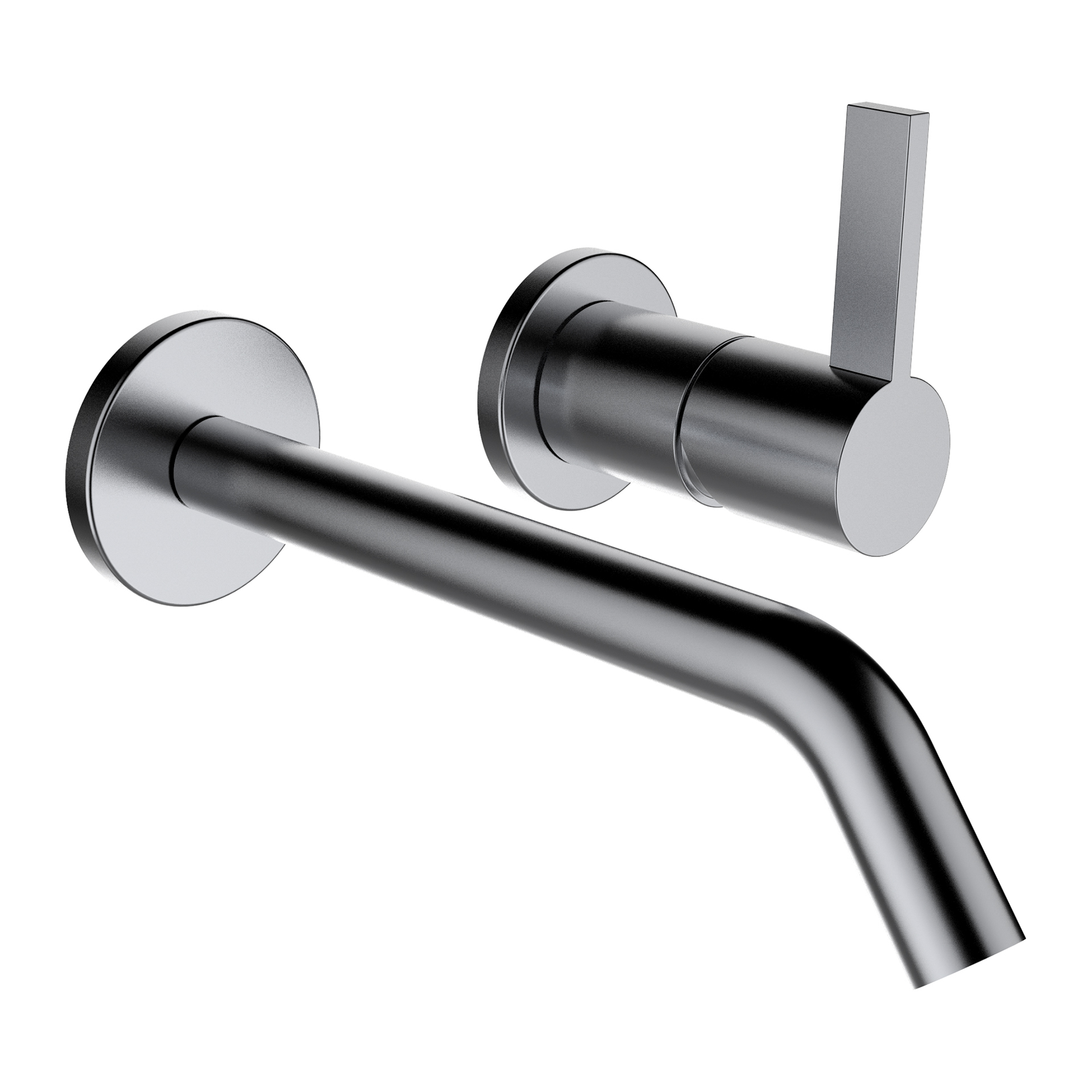 Laufen 2-Loch WT-Mischer UP K-LAUFEN Ausladung 175 mm PVD Edelstahl gebuerstet H3113360901201