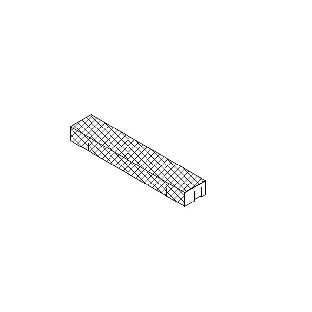WINDHAGER IS. HINTEN OBEN 2 GW SIP-28, G Isolierung hinten oben 2 (80x46x440) VAE 011137