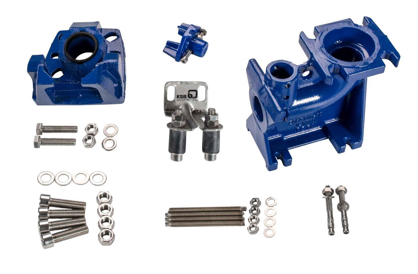 KSB Aufstellset stationaer 2 Stangen DN 100, DN 3_DIN ISO ASME, FKM 60 05018648