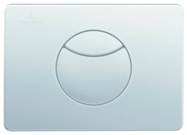 Villeroy Boch WC-Betaetigungsplatte ViConnect 205x64x145mm Eckig Chrom Edelmatt 92248569