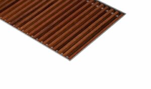 Jaga MiniCanal Hybrid DYNAMIC H14 L210 B26 Designo Holzrollrost Merbau lack. DMV52% MDCL01421026DMV