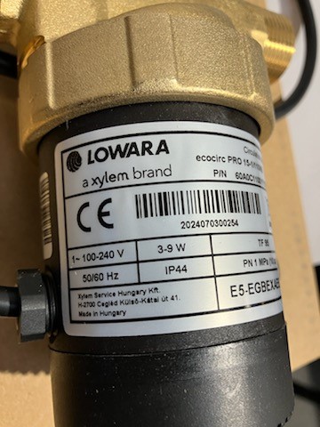 WINDHAGER Pumpe ecocirc PRO 13-3m /940 m Pumpe ecocirc PRO 13-3m /940 mit 2 Einsc 012374