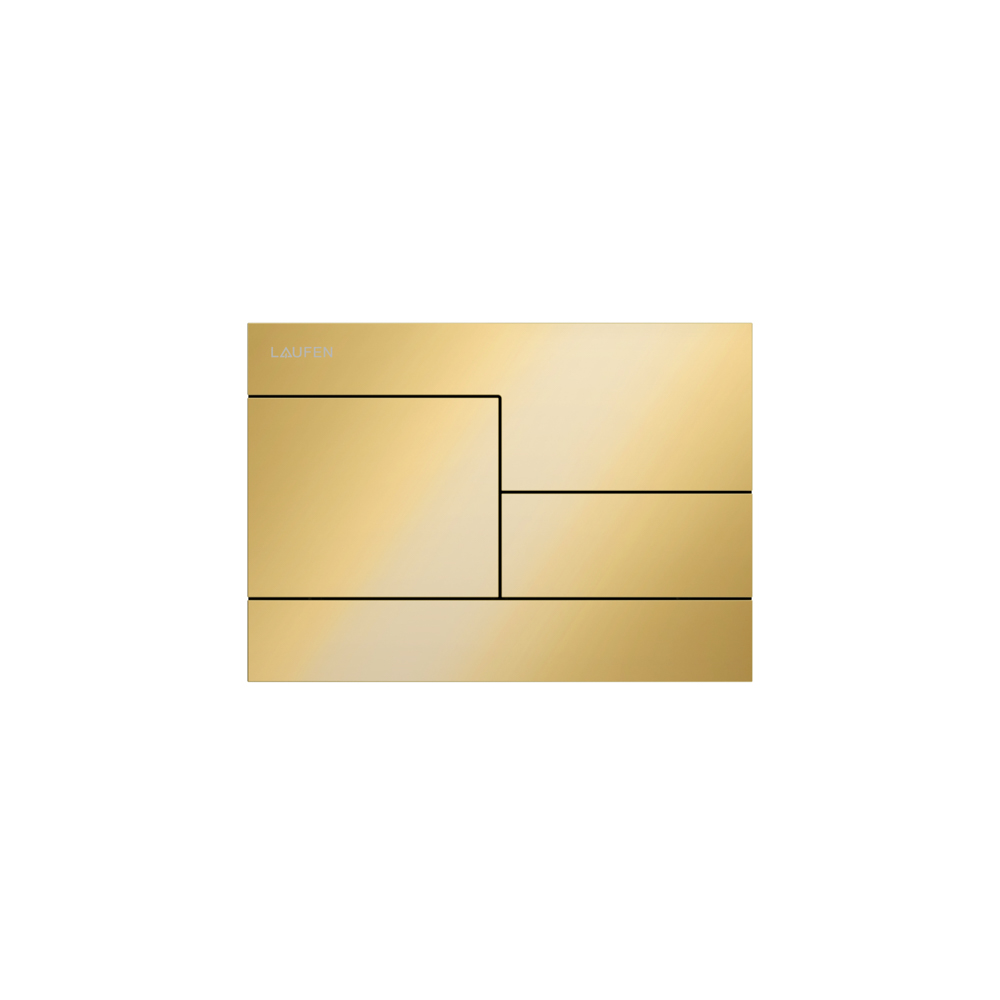 Laufen Betaetigungsp. SKYLINE INEO 208x148x6 us Kunsstoff, PVD Blassgold matt H9001181650001 Laufen Betaetigungsp. SKYLINE INEO 208x148x6 us Kunsstoff, PVD Blassgold matt H9001181650001
