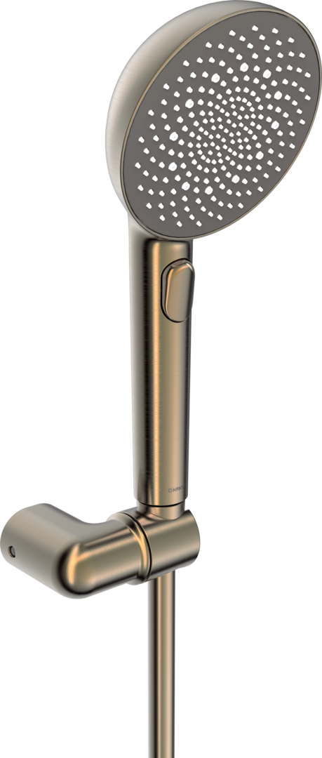 Hansa Handbrausegarnitur HANSAAURELIA 4717 3-strahlig Bronze gebuerstet 4717012081