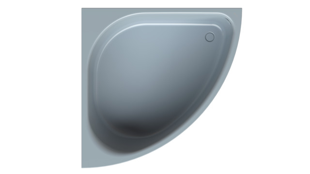 Bette Badewannen Eck Arco Blue Satin 1400x1400x450/50mm 6035-418