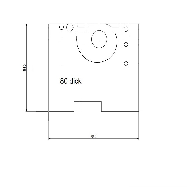 WINDHAGER Isolierung hi. ob. LWK Isolierung hinten oben LWK Glasfaser 20k 051217