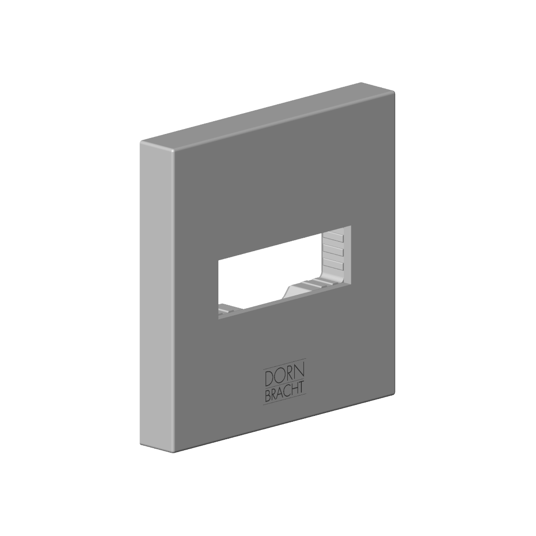 Dornbracht Abdeck. ERSATZTEILE 90277803500 60 x 60 x 9 mm Messing gebuerstet (23kt Gold) 90277803500-28