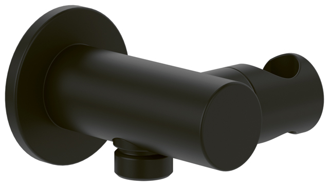 Villeroy Boch Handbrausehalter Universal Showers 66x86x56mm Rund Matt Black TVC000462000K5