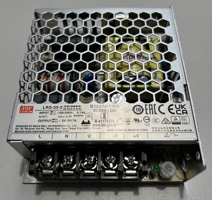 WINDHAGER Netzteil 5V, 7A, 35W, LRS-35-5 Netzteil 5V, 7A, 35W, LRS-35-5 002062