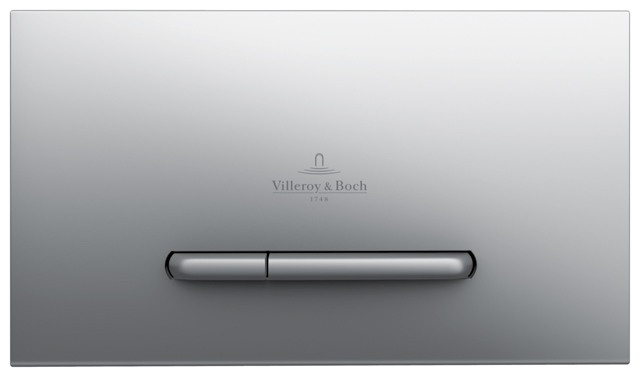Villeroy Boch WC-Betaetigungsplatte ViConnect 127x253x80mm Eckig Chrom Edelmatt 92218069 Villeroy Boch WC-Betaetigungsplatte ViConnect 127x253x80mm Eckig Chrom Edelmatt 92218069