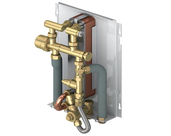 Flamco Warmwasserbereiter Logovital 35 KW auf Grundplatte M10231.35WWB