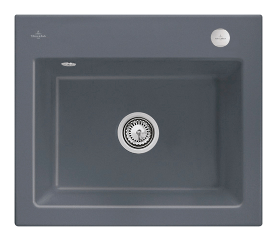 Villeroy Boch flaechenbuendige Spuele SuBadewanneay 60 S flat 33092F 565x475mm re-eckig Graphite cplus 33092Fi4