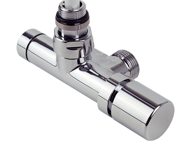 PURMO Armatur fuer Badheizkoerper 50 mm Durchgang verchromt, fuer Fig. Slim AZ1XTPSTCHSLIMN