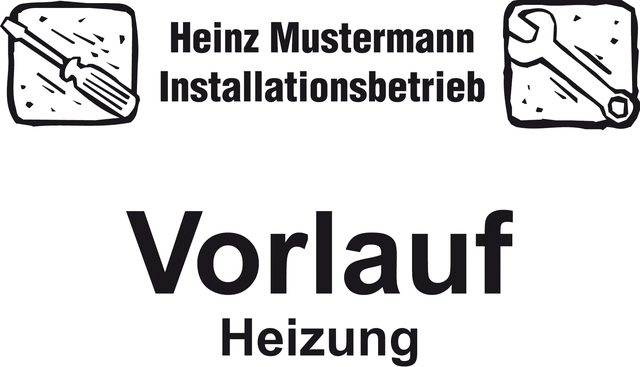 Walraven Schilderaufdruck IKS-2000 einfarbig (auf allen Schildern moeglich) 0200021