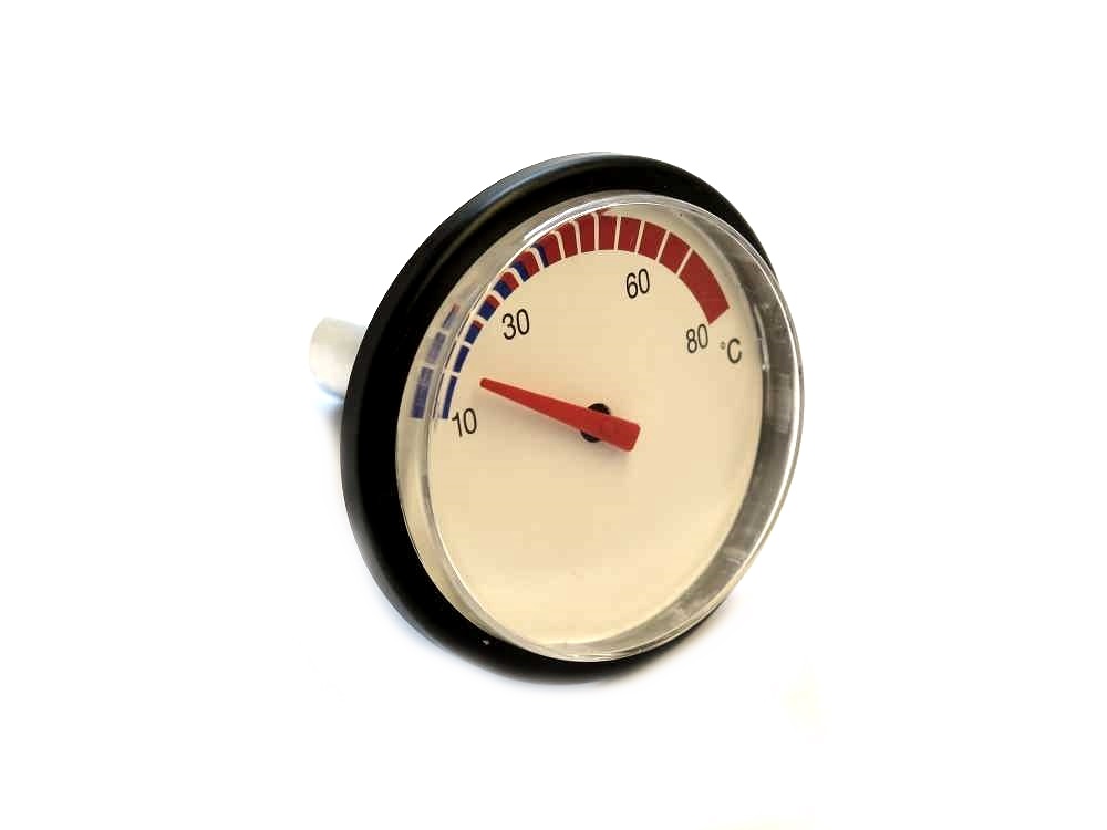 WINDHAGER Thermometer rund 10-80?C ink Thermometer rund fuer Boiler AK201/301, A 008764
