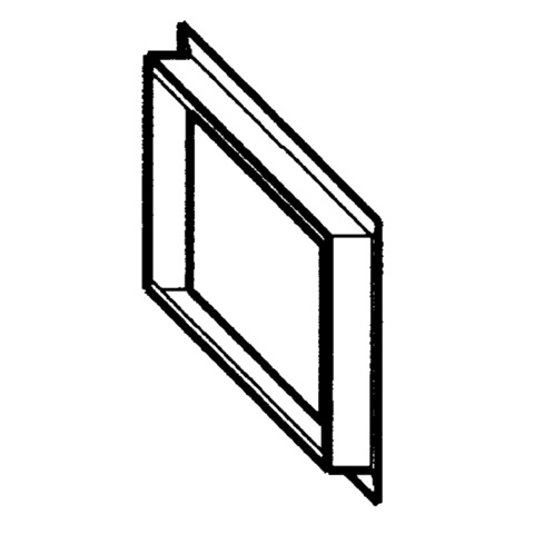 Kampmann Wetterschutzgitter-Einbaurahmen verzinkt, Baugroesse 9, Typ 1509039 150001509039 Kampmann Wetterschutzgitter-Einbaurahmen verzinkt, Baugroesse 9, Typ 1509039 150001509039