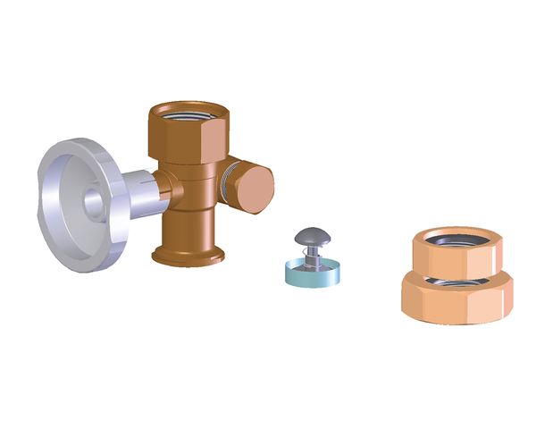 Flamco Dreiwegekugelhahn 1 1/4" IG, Abgang rechts 3/4", fuer RL UK/MK ME-61887.94 Flamco Dreiwegekugelhahn 1 1/4" IG, Abgang rechts 3/4", fuer RL UK/MK ME-61887.94