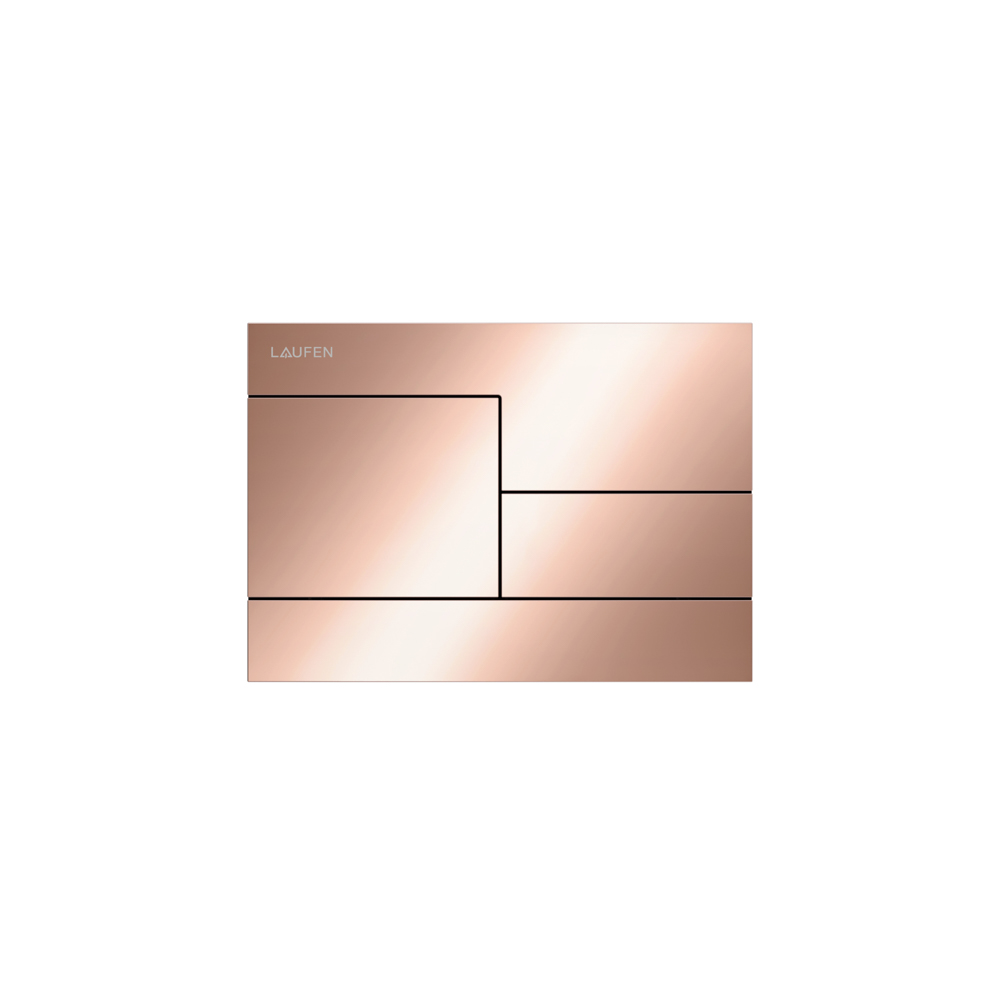 Laufen Betaetigungsp. SKYLINE INEO 208x148x6 aus Kunsstoff, PVD Rosegold glaenzend H9001181620001 Laufen Betaetigungsp. SKYLINE INEO 208x148x6 aus Kunsstoff, PVD Rosegold glaenzend H9001181620001