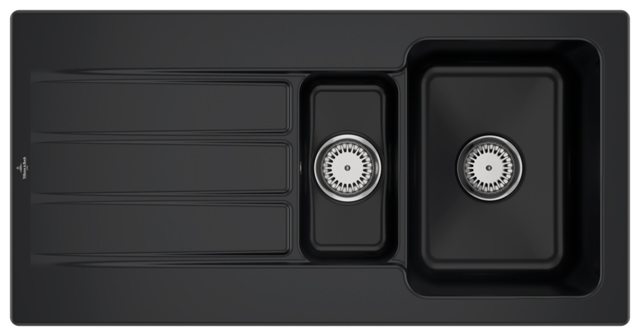 Villeroy Boch EB-SP Architectura 60 XR 1000x510mm Ablgarn. IB reversibel Keram. Ebony c+ 336501S5