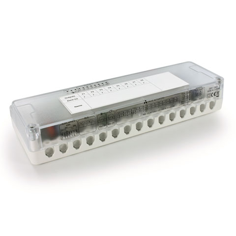 Flamco Logocontrol TS FBH Klemmleiste 8Zonen Pumpenlogikmodul, Heizen/Kuehlen, IP33 M10561.14