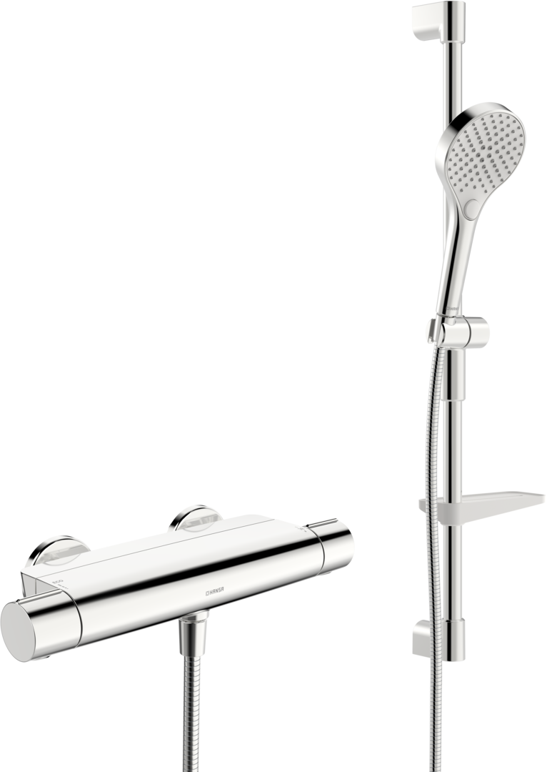 Hansa Brausebatt. m. Brausegarnitur HANSAOPTIMA 4813 chr 9 l/min 481303310009 Hansa Brausebatt. m. Brausegarnitur HANSAOPTIMA 4813 chr 9 l/min 481303310009