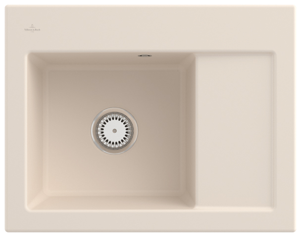 Villeroy Boch Einbauspuele SuBadewanneay 45 Compact 331201 650x510mm Rechteck Ivory CeramicPlus 331201FU