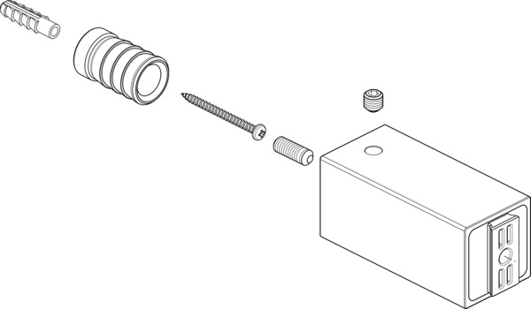 Ideal Standard Wandbefestigung Kompl. Rose A861630RO