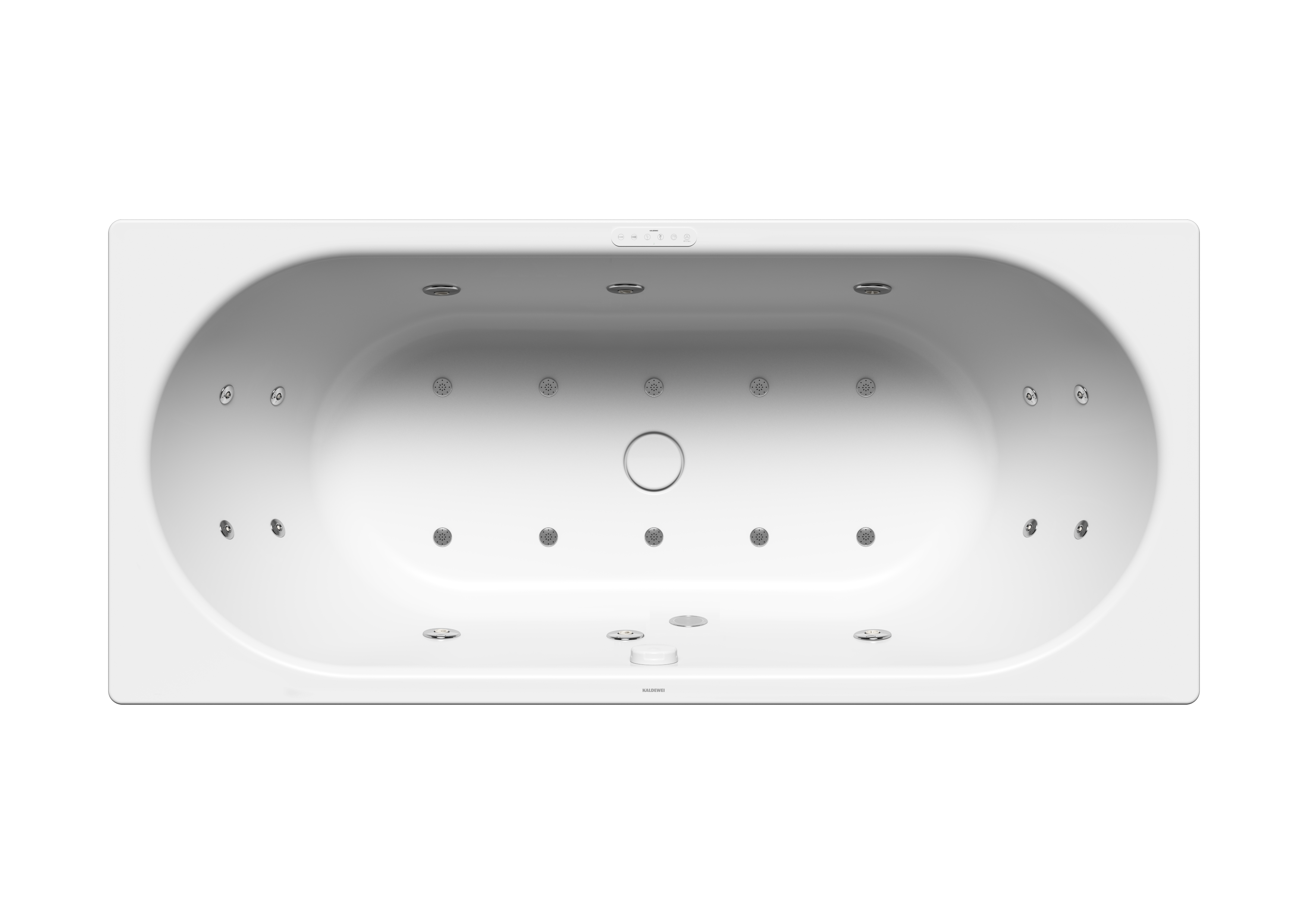 Kaldewei Badewanne CENTRO DUO Mod.132 BODY & SOUL, 1700x750mm,alpinwei?,links,chr 283260060001