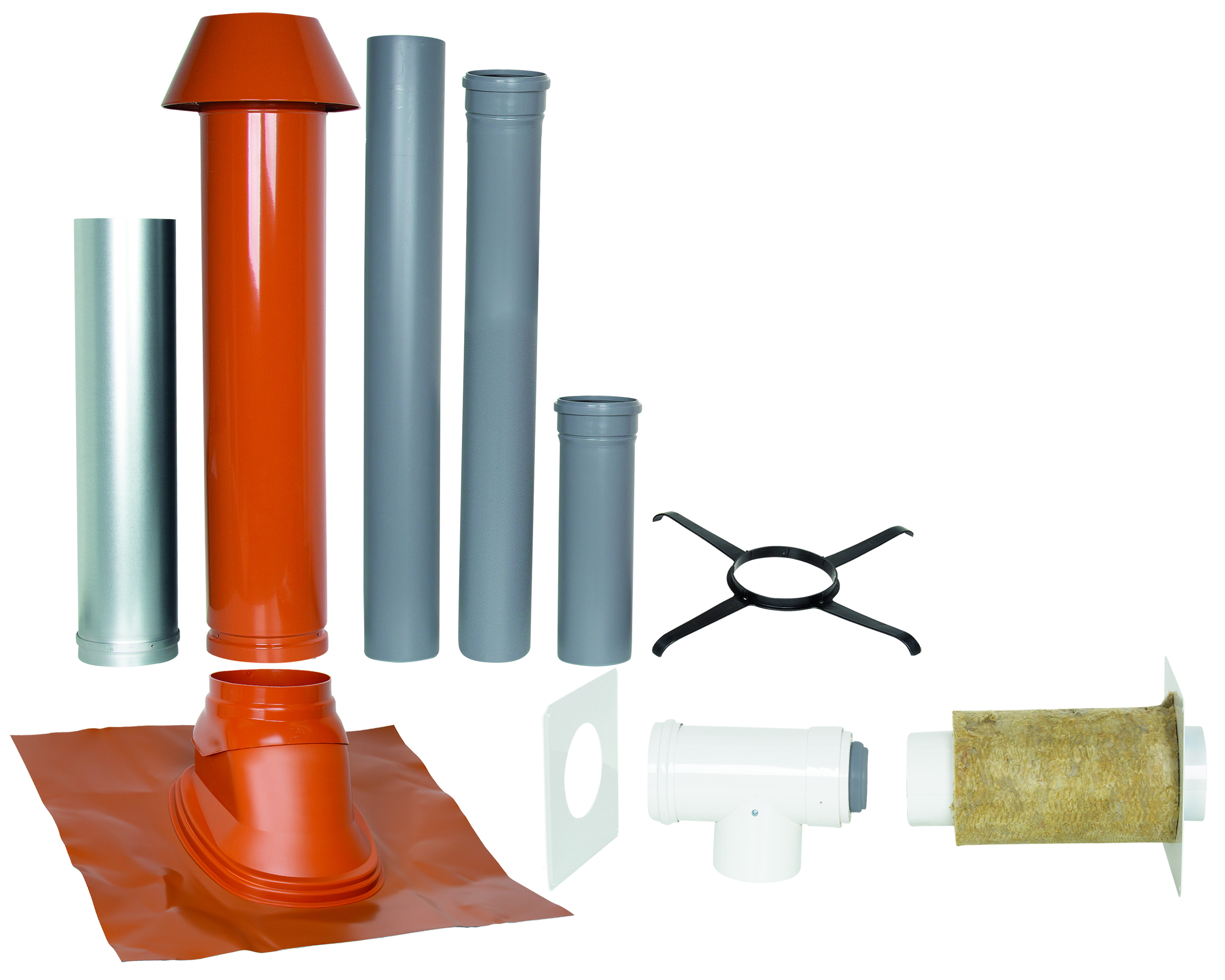 Skoberne GP UNIFIX 165, 1.0 m, AGL110, Pfanne 5-25 Grad rot 750028