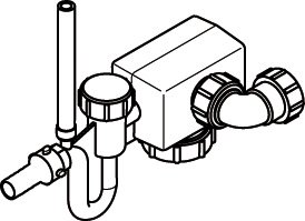 BOSCH Ersatzteil TTNR: 7747020450 Siphon mit Schwimmer V2 everp BOSCH Ersatzteil TTNR: 7747020450 Siphon mit Schwimmer V2 everp