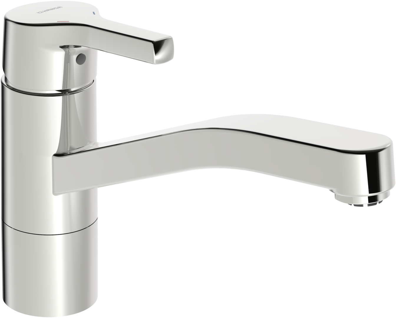 Hansa EHM Kuechenarm., ND HANSAPALENO 5648 Ausld. 215 mm DN15 chr 56481103