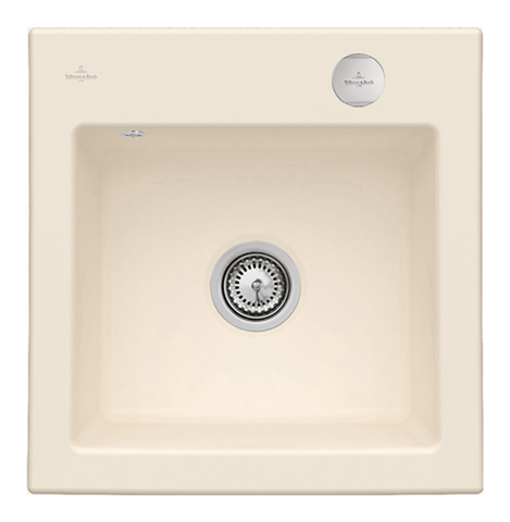 Villeroy Boch flaechenbuendige Spuele SuBadewanneay 50 S flat 33152F 490x475mm re-eckig Ivory cplus 33152FFU