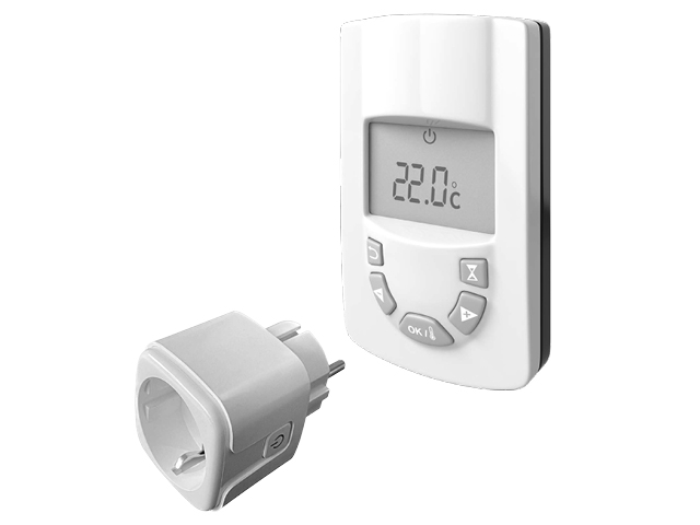 PURMO Funk-Regel-Set mit Steckdosenempfaenger fuer Optimo AZ1CT000CS00300 PURMO Funk-Regel-Set mit Steckdosenempfaenger fuer Optimo AZ1CT000CS00300