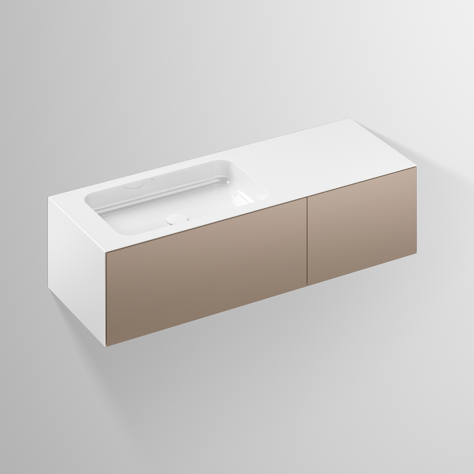 Alape Waschplatz Folio8 5158511 Lack seidenmatt Mondstein 5158511000