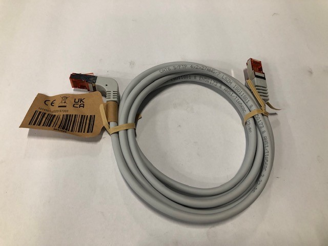 WINDHAGER Patchkabel 90? vertikal Stecke Patchkabel 90? Stecker 2m Laenge 012619
