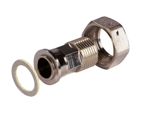 Flamco AG-Tuellenverschraubung DN15 G 3/4 x R1/2, blank M1270070 Flamco AG-Tuellenverschraubung DN15 G 3/4 x R1/2, blank M1270070