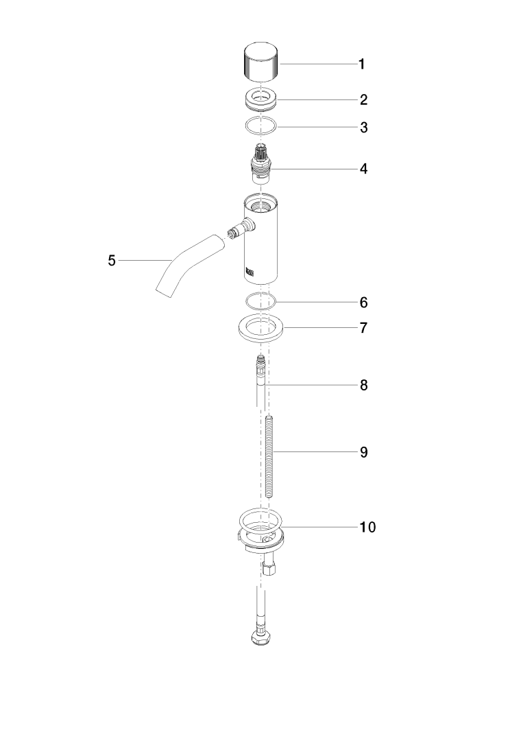 Dornbracht Standventil, Kaltwasser META 17500660 Champagne (22kt Gold) 17500660-47 Dornbracht Standventil, Kaltwasser META 17500660 Champagne (22kt Gold) 17500660-47