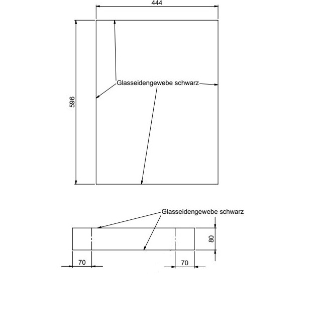 WINDHAGER Isolierung NHF ob. BW2P Isolierung NHF oben BW2P 10-26 055253