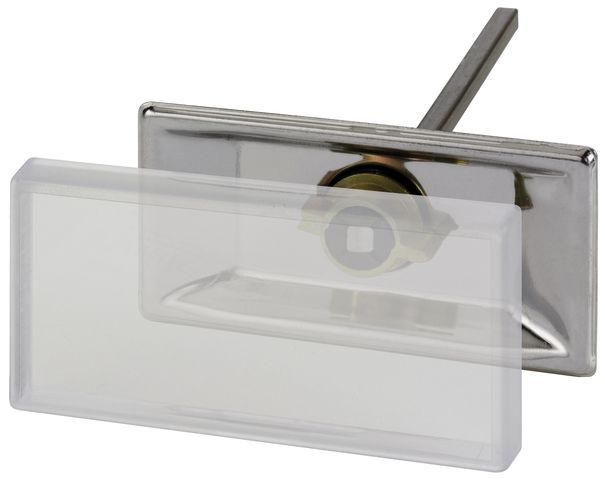 Flamco Anschweiss-Schilderhalter Edst., Kunststoff f. Schilder 100 x 50mm F55004
