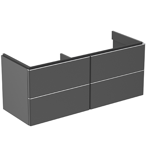 Ideal Standard Obere rechte Schubladenfront Adapto f. WTU 1210mm Anthrazit matt lackiert TV823Y2