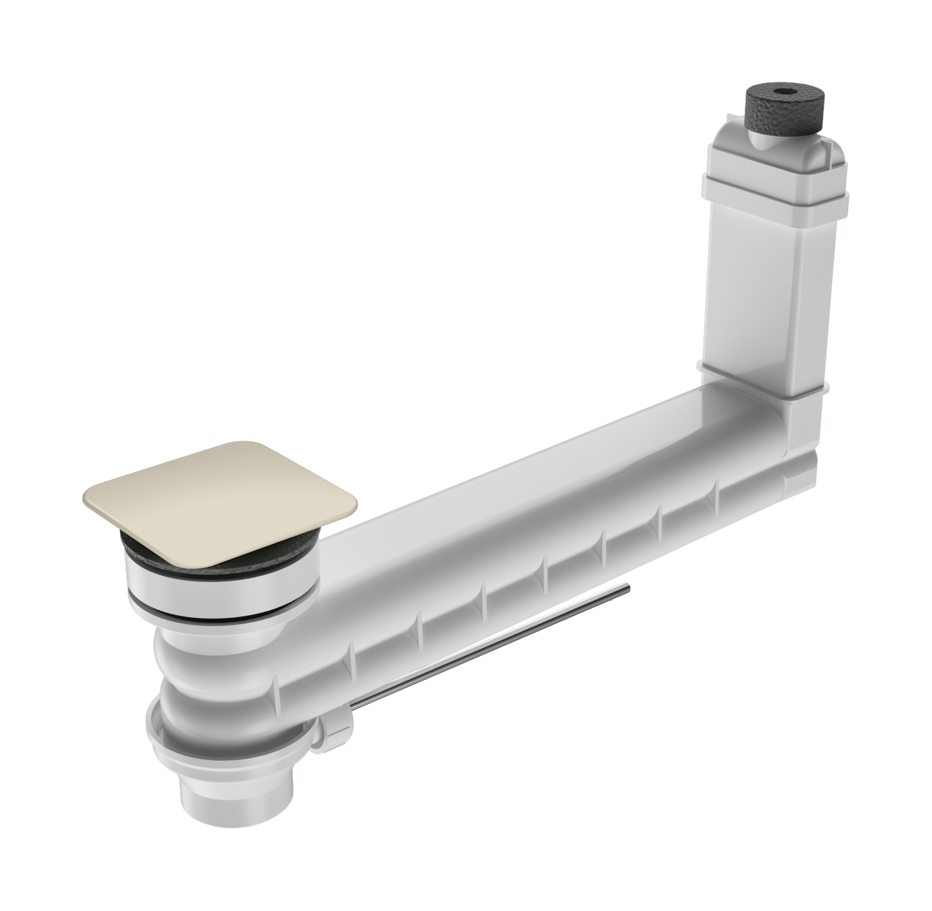 Kaldewei Ab-+ueberlaufventil CLOU Mod. 3901 f. Excenterbet.,Deckel email., eckig,wb20 905400000661