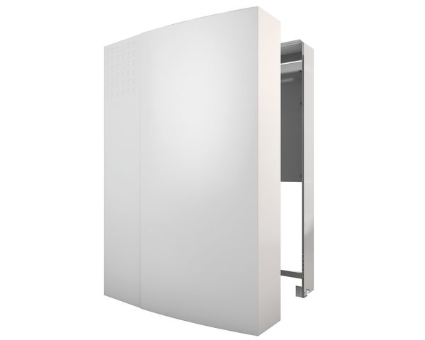 Flamco Aufputzhaube Logovital 65 lang 1210x850x210mm, Ral 9016, Inkl. Zarge M11100.77