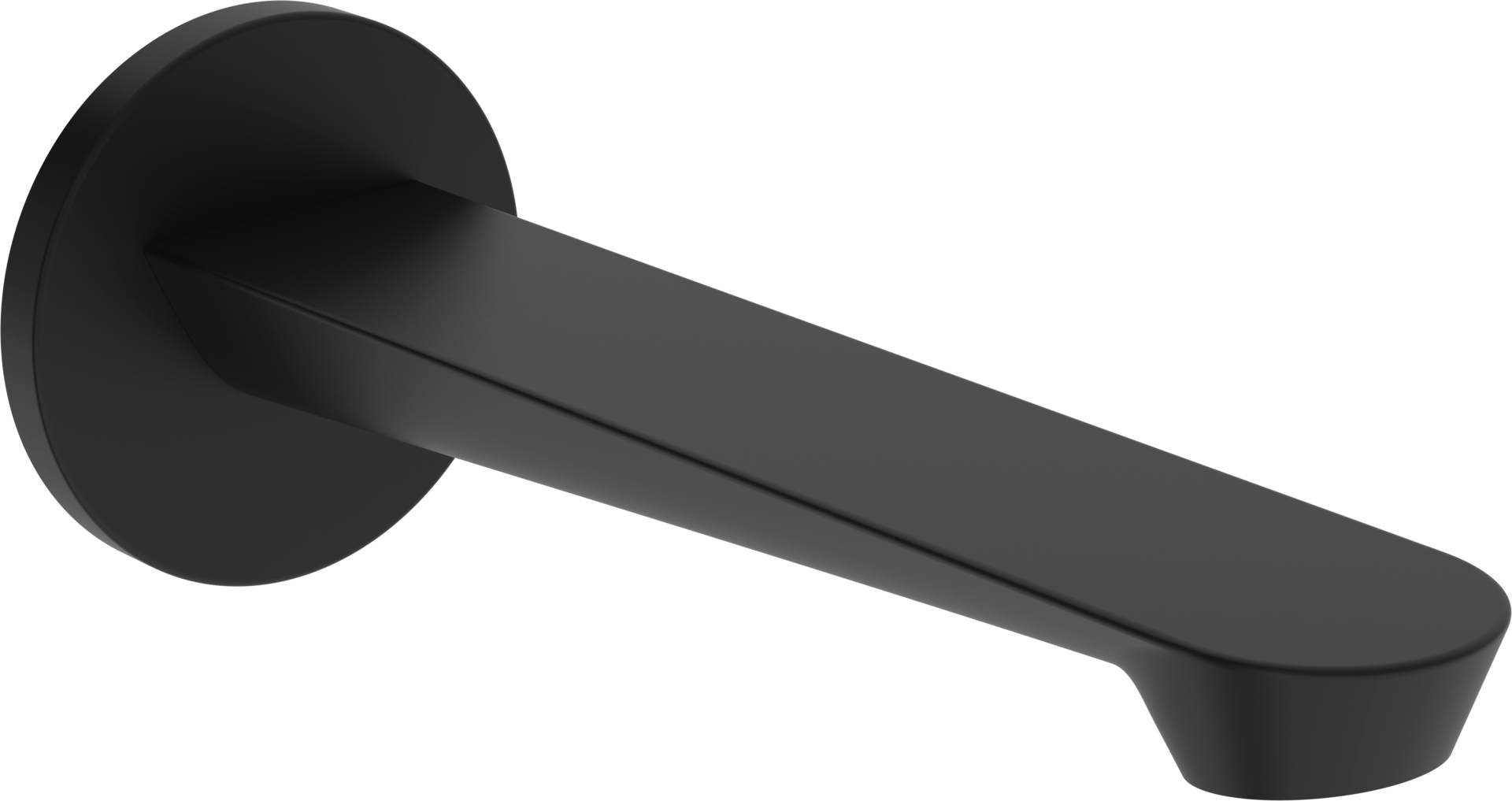 Hansa Auslauf HANSAGENESIS 3750 Ros. rund L=180 Ausld. 185 mm DN15 Matt-Schwarz 3750210033