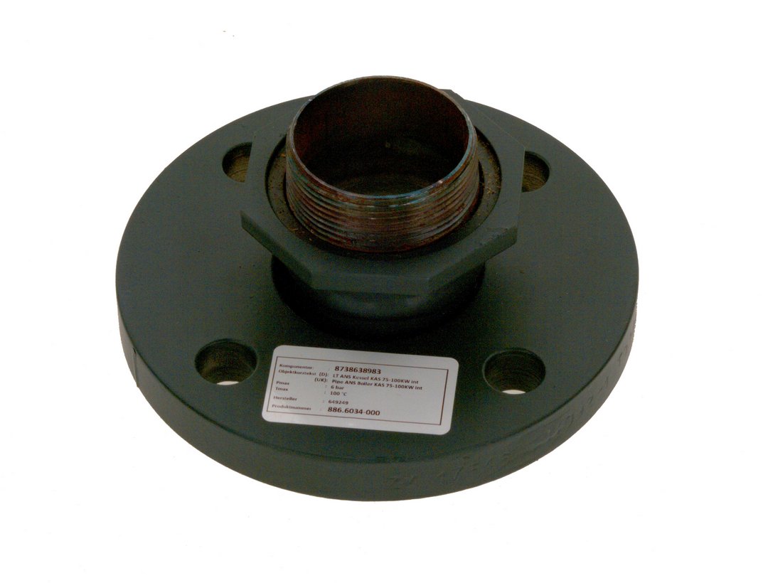 BOSCH Ersatzteil TTNR: 8738806627 Rohr ANS Kessel KAS 75-100KW int everp