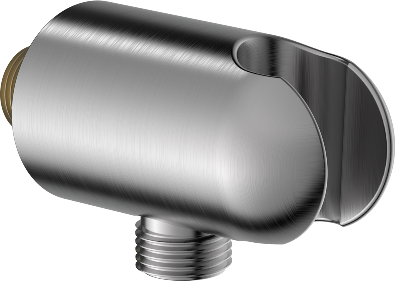 Hansa Wandanschlussbogen HANSA 2900 Stahl-gebuerstet 290019-80