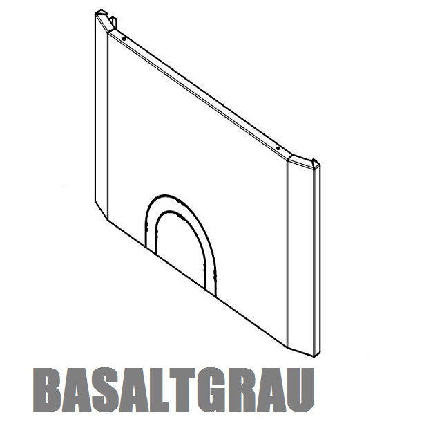 WINDHAGER De. hi. be. 18-30 be. basaltgr Deckel hinten 18-30 beschichtet basaltgr 054105