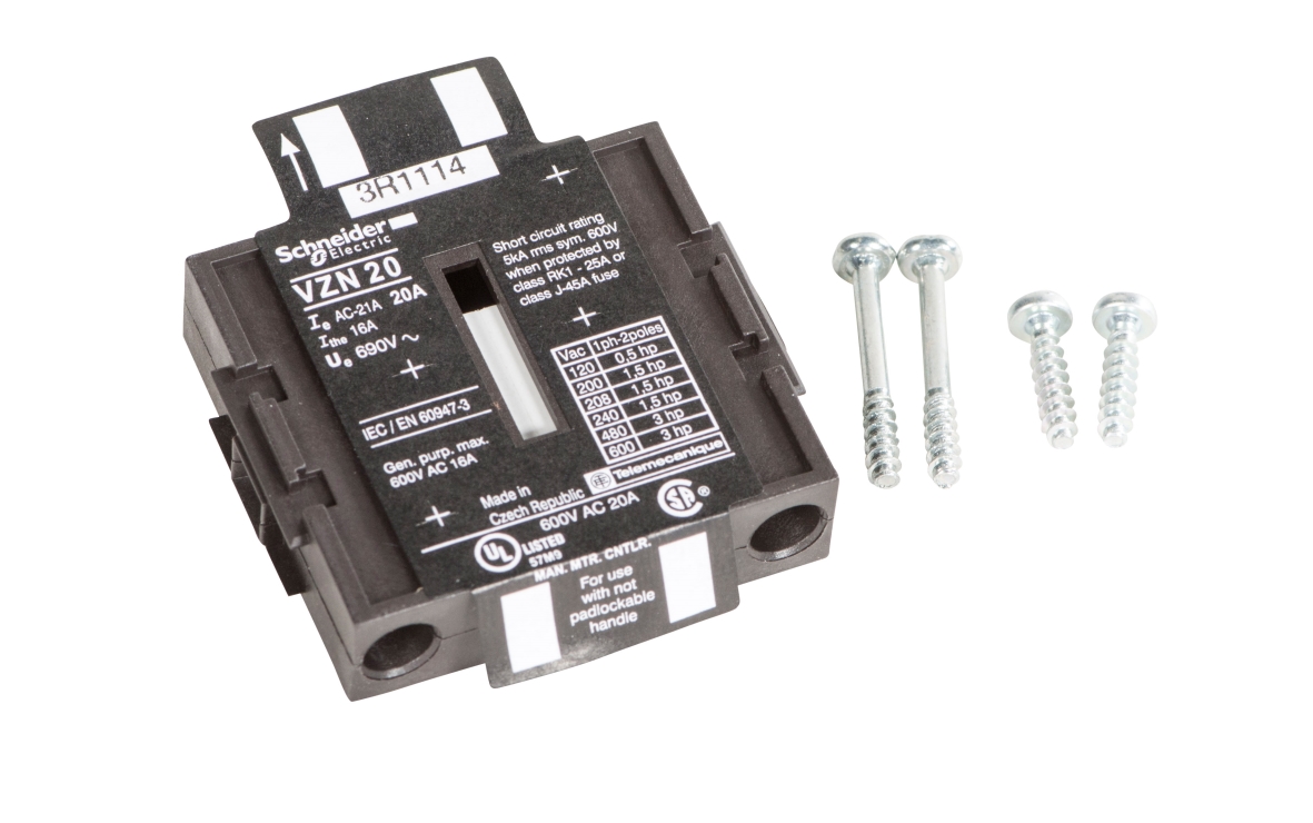 KSB Zusatzklemme fuer Hauptschalter f. Typ BC z. Schalten d. Neutralleiters 01165748